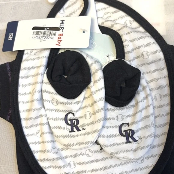 NEW [MLB] Colorado Rockies Full Season Growth Stage Set, Newborn to 6/9 Months! - Picture 3 of 11